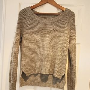 Rag& Bone gray knit sweater